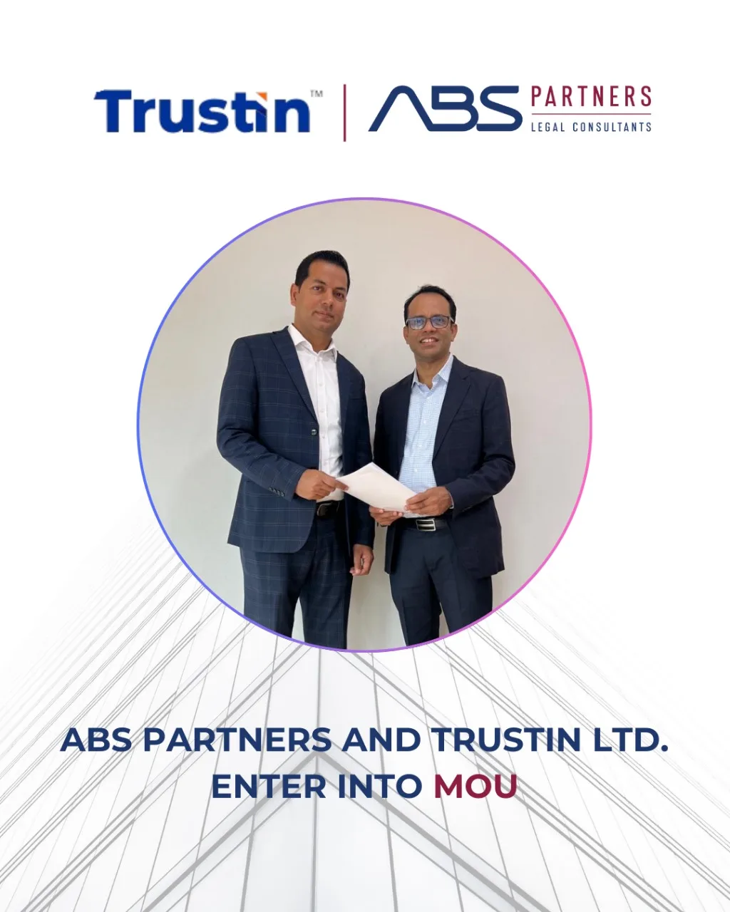 ABS Partners Legal Consultants Announces Strategic Partnership with Trustin Ltd.