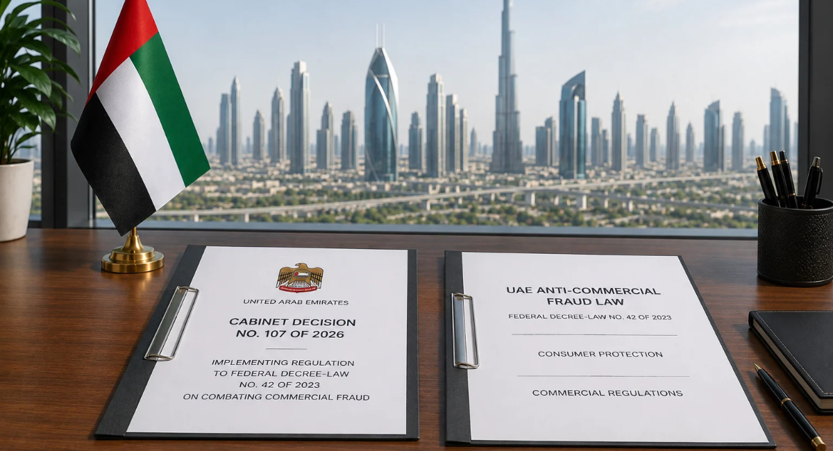 Cabinet Decision No. 107 of 2026 on UAE commercial fraud law