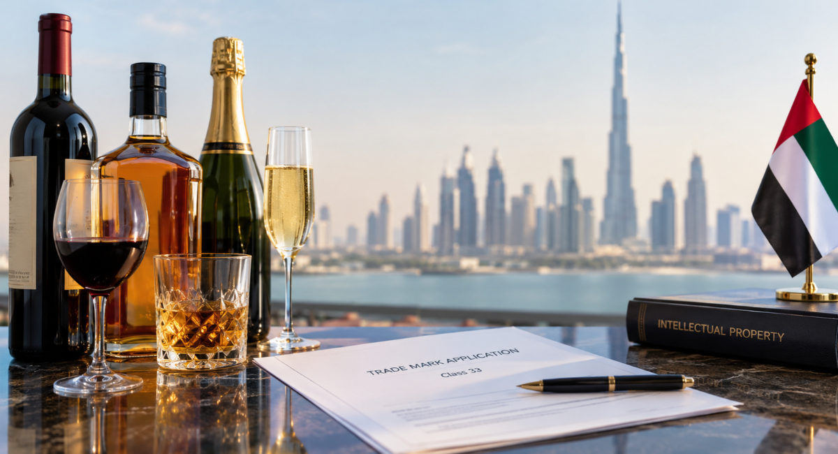 UAE Class 33 trademark protection for alcoholic beverages
